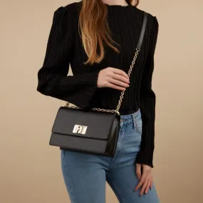 Furla 1927 Black Leather Crossbody bag
