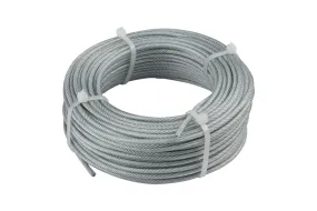 STAALKABEL VERZINKT PVC 23 MM  BUNDEL 25 METER