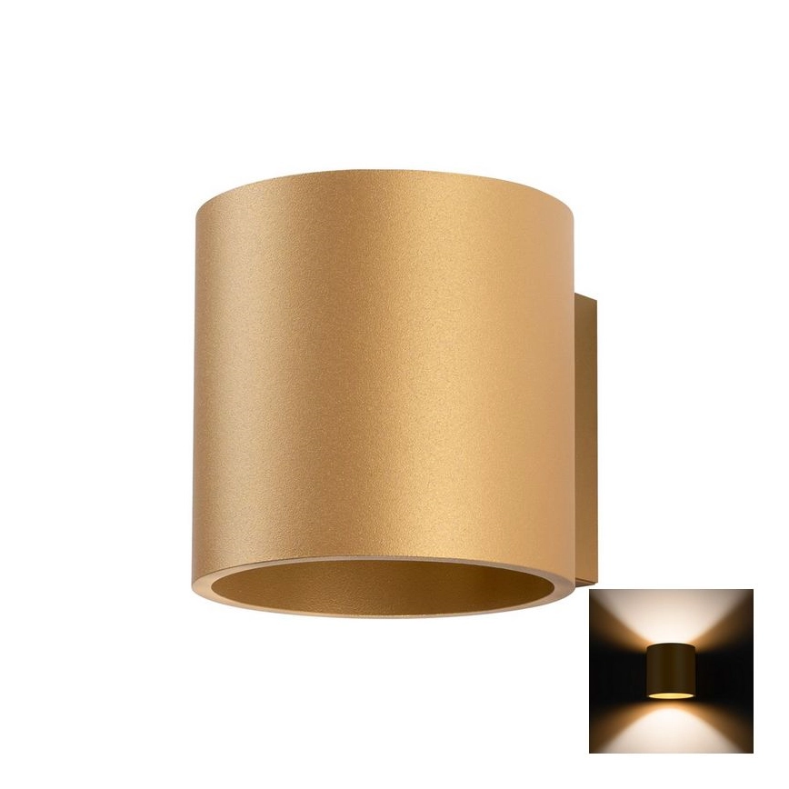 Wandspot ORBIS 1xG9/8W/230V goud